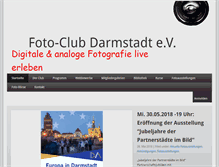 Tablet Screenshot of fotoclub-darmstadt.de